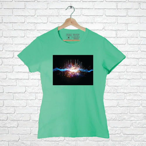 Musical Wave, Women Half Sleeve Tshirt - FHMax.com