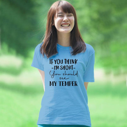 My Temper, Women Half Sleeve Tshirt - FHMax.com