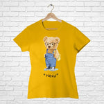 Nerd Teddy, Women Half Sleeve Tshirt - FHMax.com