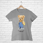 Nerd Teddy, Women Half Sleeve Tshirt - FHMax.com