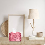 Never stop dreaming, One Acrylic Mirror tissue box with 100 X 2 Ply tissues (2+ MM) - FHMax.com
