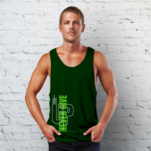 Never Give Up, Men's Vest - FHMax.com