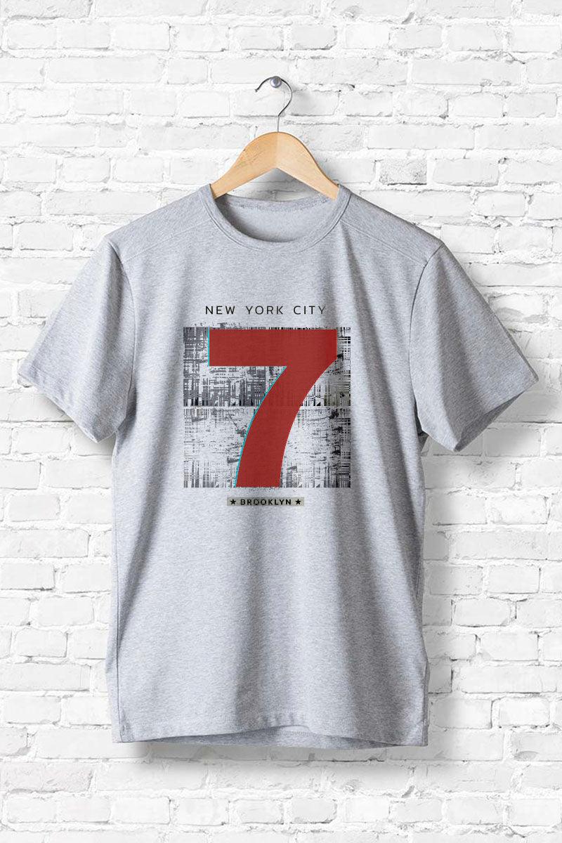 New York City 7,Men's Half Sleeve Tshirt - FHMax.com