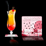 Laser Cutting Dots design, Acrylic Mirror Coaster (2+ MM) - FHMax.com