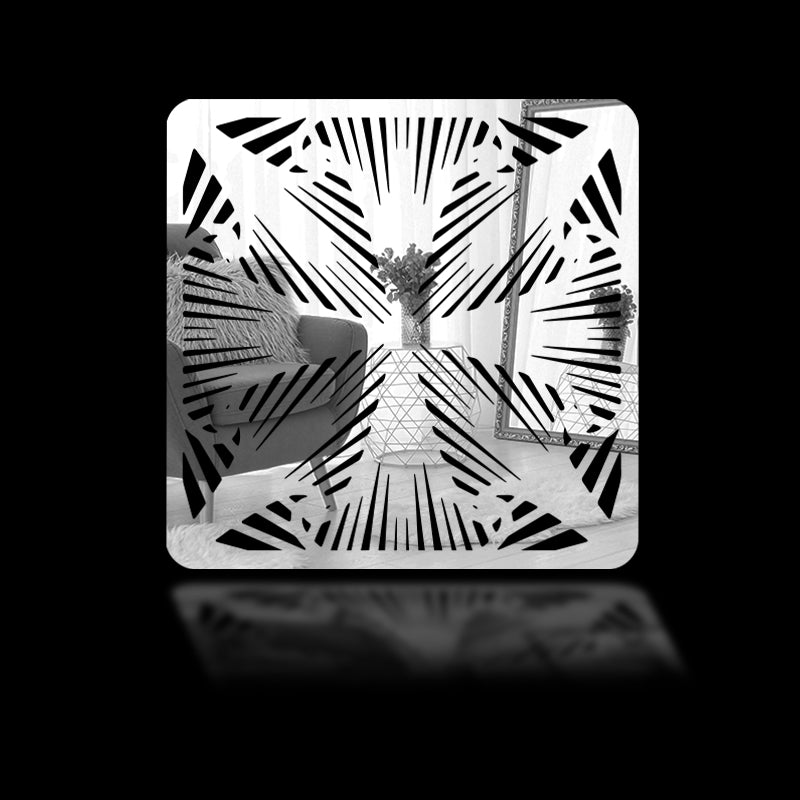 Laser Cutting Design,  Acrylic Mirror Coaster (2+ MM) - FHMax.com