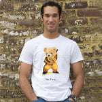 No Fear Teddy Bear, Men's Half Sleeve Tshirt - FHMax.com