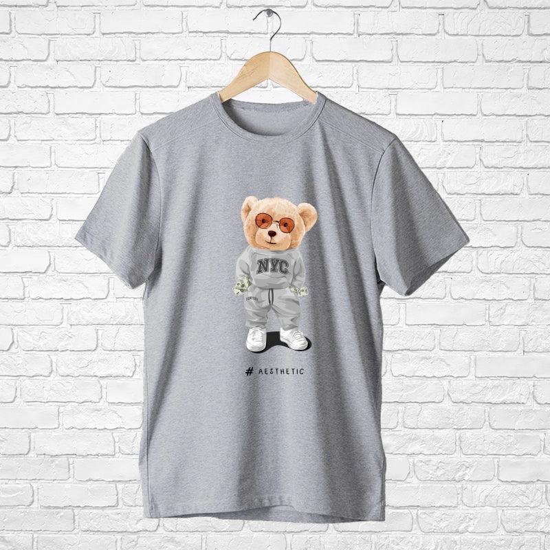 NYC Teddy Bear, Men's Half Sleeve Tshirt - FHMax.com