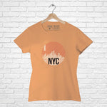 NYC, Women Half Sleeve Tshirt - FHMax.com