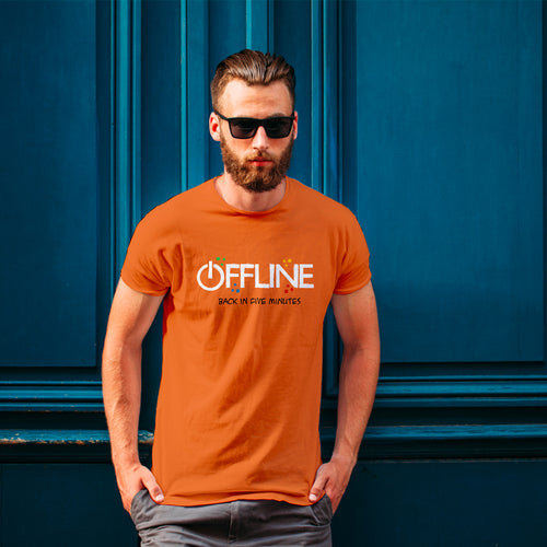 Offline, Men's Half Sleeve Tshirt - FHMax.com