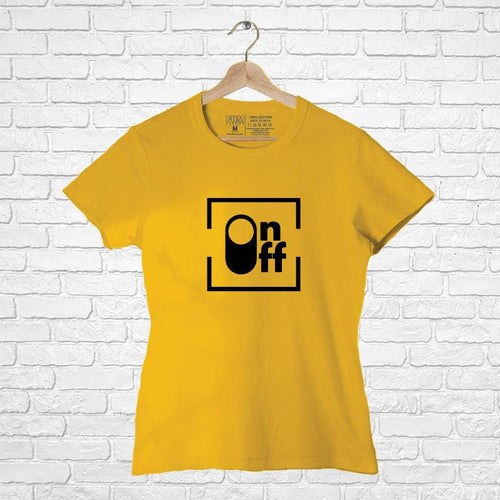 ON OFF, Women Half Sleeve Tshirt - FHMax.com