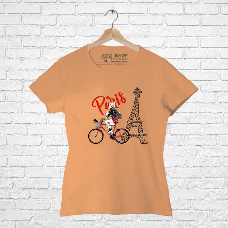 Paris, Women Half Sleeve Tshirt - FHMax.com