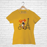 Paris, Women Half Sleeve Tshirt - FHMax.com