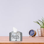 Perfectly Imperfect,  One Acrylic Mirror tissue box with 100 X 2 Ply tissues (2+ MM) - FHMax.com