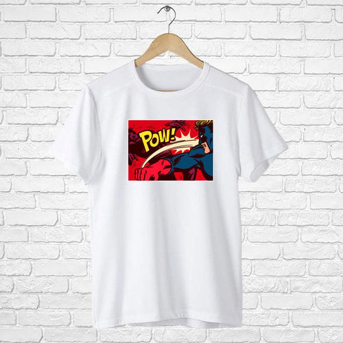 Pow, Men's Half Sleeve Tshirt - FHMax.com