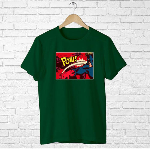 Pow, Men's Half Sleeve Tshirt - FHMax.com