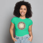 Print in Circle, Women Half Sleeve Tshirt - FHMax.com