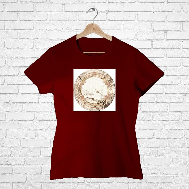 Printed Circle,  Women Half Sleeve Tshirt - FHMax.com