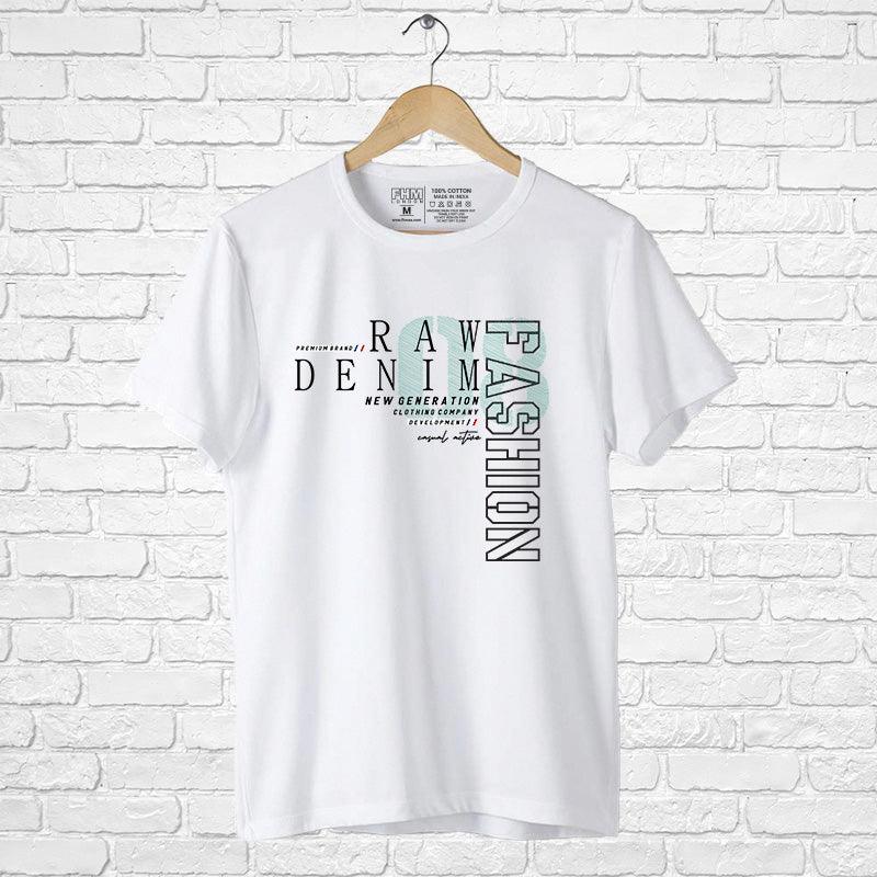 Raw Denim, Men's Half Sleeve Tshirt - FHMax.com