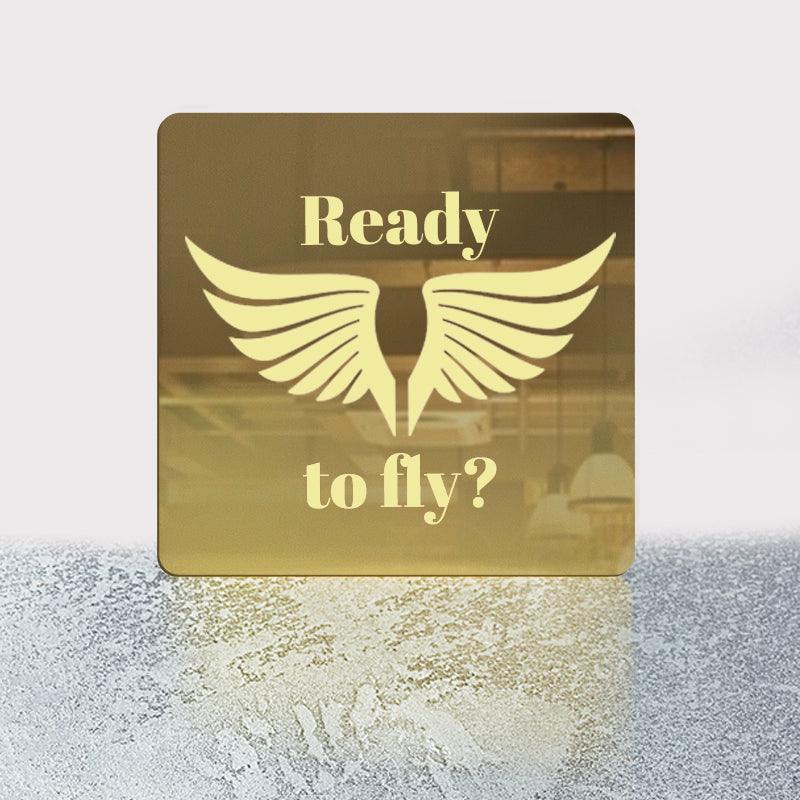 Ready To Fly! Acrylic Mirror Coaster  (2+ MM) - FHMax.com