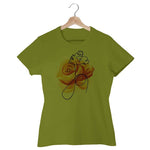 Rose, Women Half Sleeve Tshirt - FHMax.com