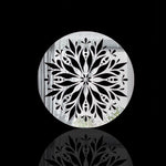 Round shaped Flower design,  Acrylic Mirror Coaster  (2+ MM) - FHMax.com