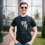 Run On The Wild Side, Men's Half Sleeve Tshirt - FHMax.com