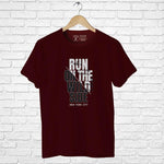 Run On The Wild Side, Men's Half Sleeve Tshirt - FHMax.com