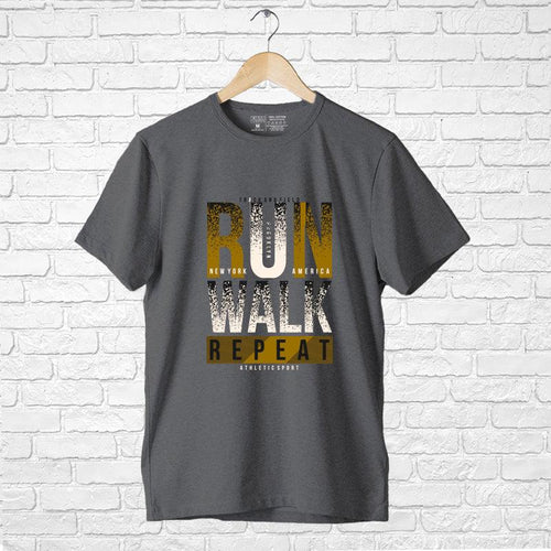 Run Walk, Men's Half Sleeve T-shirt - FHMax.com