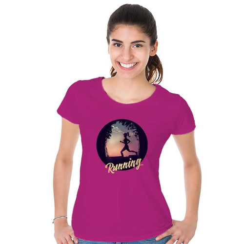 Running, Women Half Sleeve T-shirt - FHMax.com