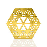 Sacred Geometric, Acrylic Mirror Coaster  (2+ MM) - FHMax.com