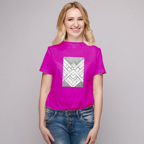 Shaded Design, Women Half Sleeve Tshirt - FHMax.com