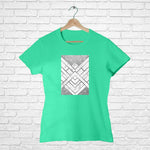 Shaded Design, Women Half Sleeve Tshirt - FHMax.com