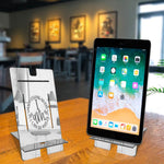 Smart Strong Brave, Reflective Acrylic Tablet stand - FHMax.com