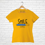 "SMILE", Women Half Sleeve T-shirt - FHMax.com