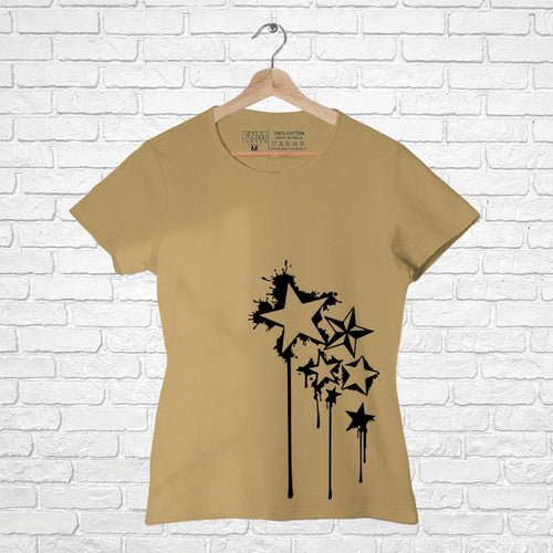 Stars, Women Half Sleeve Tshirt - FHMax.com