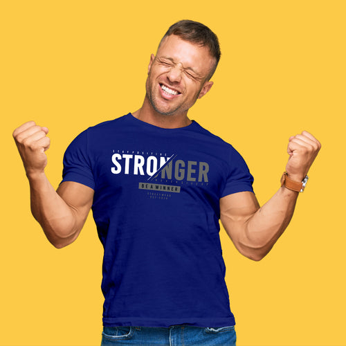 Stay Stronger, Men's Half Sleeve T-shirt - FHMax.com