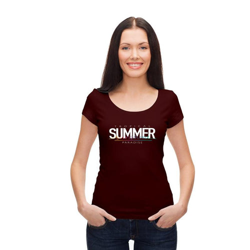 SUMMER Sunshine, Women Half Sleeve Tshirt - FHMax.com