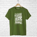 Think Less Feel More, Men's Half Sleeve Tshirt - FHMax.com