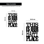 This is Our Happy Place, Acrylic Mirror wall art - FHMax.com