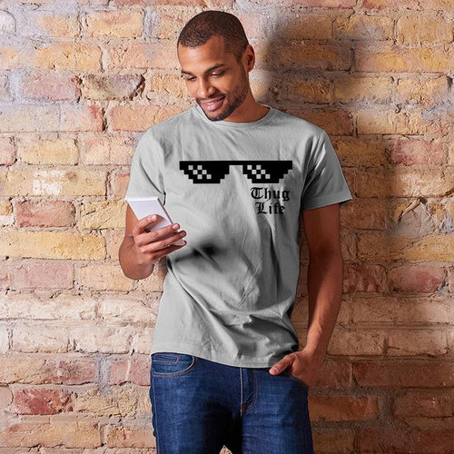 Thug Life, Men's Half Sleeve Tshirt - FHMax.com