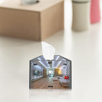 Time Is Now, One Acrylic Mirror tissue box with 100 X 2 Ply tissues (2+ MM) - FHMax.com
