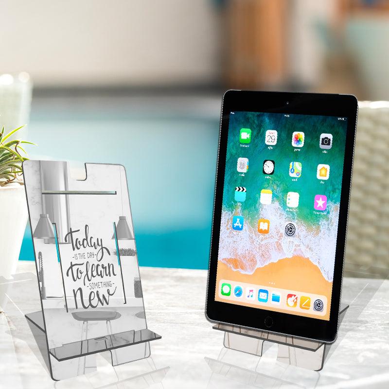 Today is the Rose Day, Reflective Acrylic Tablet stand - FHMax.com