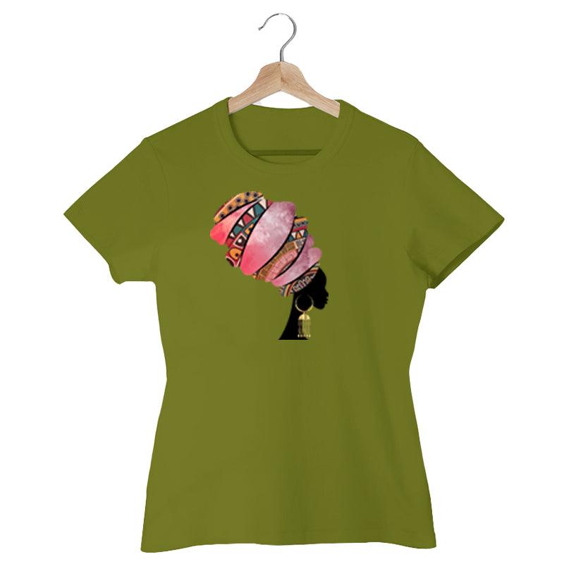 Turban style Headgear, Women Half Sleeve Tshirt - FHMax.com