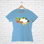 Ukraine Map, Women Half Sleeve Tshirt - FHMax.com