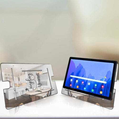 Unplug Yourself,  Reflective Acrylic Tablet stand - FHMax.com