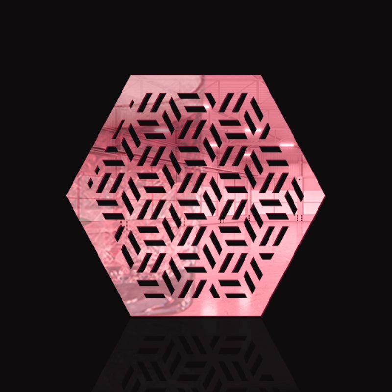 Untangles Hexagon shaped, Acrylic Mirror Coaster  (2+ MM) - FHMax.com