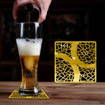 Vector Square, Acrylic Mirror Coaster (2+ MM) - FHMax.com