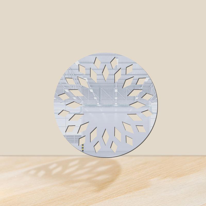 Victor circle laser cutting, Acrylic Mirror Coaster  (2+ MM) - FHMax.com