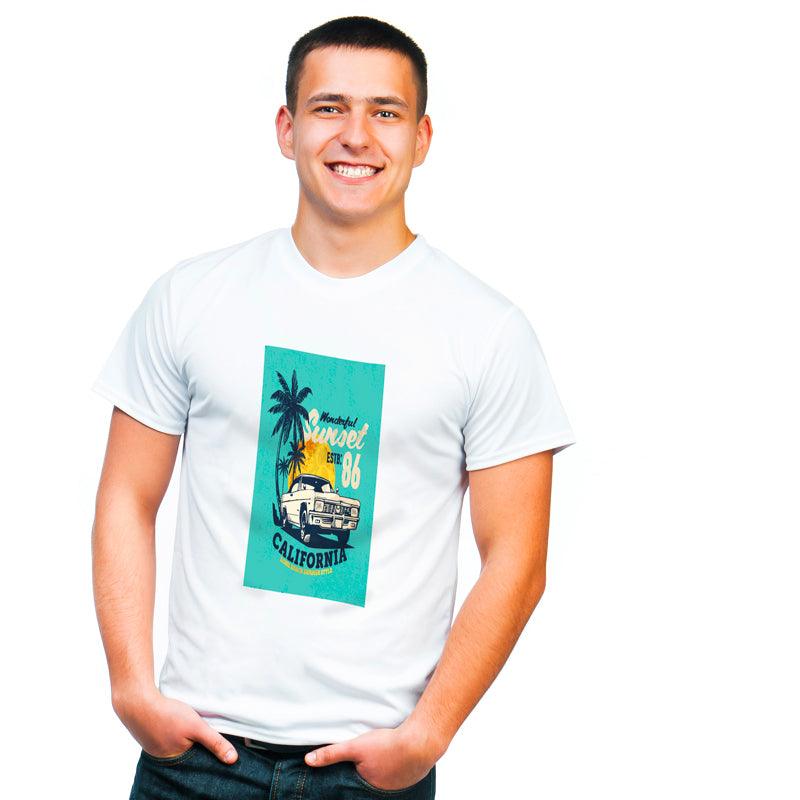 Vintage Car, Men's Half Sleeve Tshirt - FHMax.com