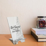 We know how it works, Reflective Acrylic Mobile Phone stand - FHMax.com